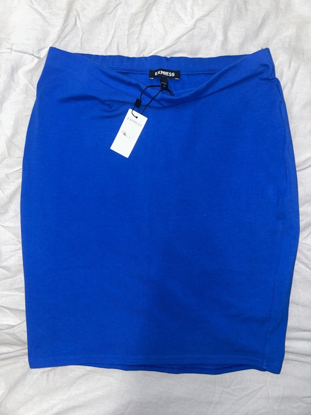 Express Women's Royal Blue Stretch Pencil Skirt